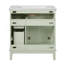 Meuble-lavabo de 30 po avec lavabo en céramique, armoire de rangement moderne avec portes à fermeture douce, tiroir profond et tiroir standard, meuble-lavabo élégant pour les petites salles de bain-1172509331