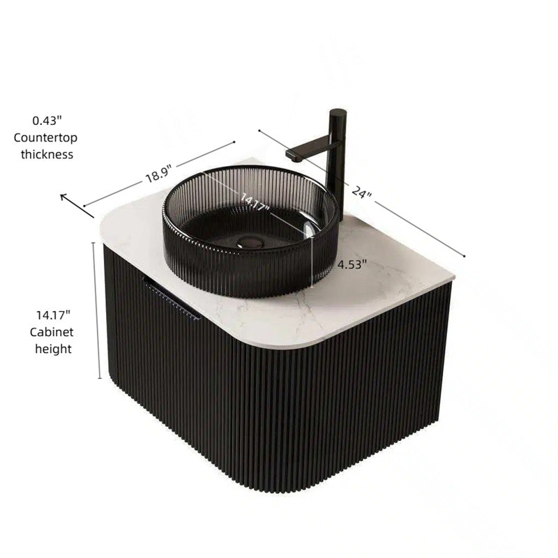 Meuble-lavabo 24 po, 24"