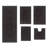 Cressie Classy Absorbent Cotton Soft Non-Reversible Heavy Bath Rug Set-241106456