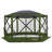 ECR4Kids Lightspeed Outdoors Pop-Up 6-Sided Screen Shelter, Camping Gazebo, Green