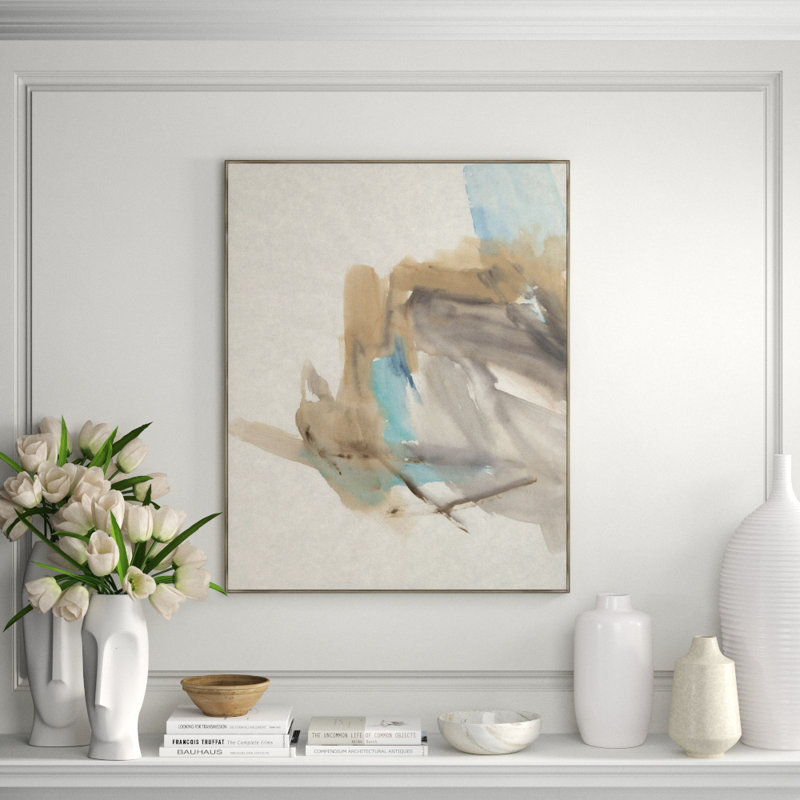 Expansion I Print by Giselle Kelly, 51.5" H x 41.5" W x 1.5" D, Glass Coat
