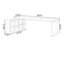 Bureau rectangulaire brun et blanc en bois massif et fer-1174934767-1174934766