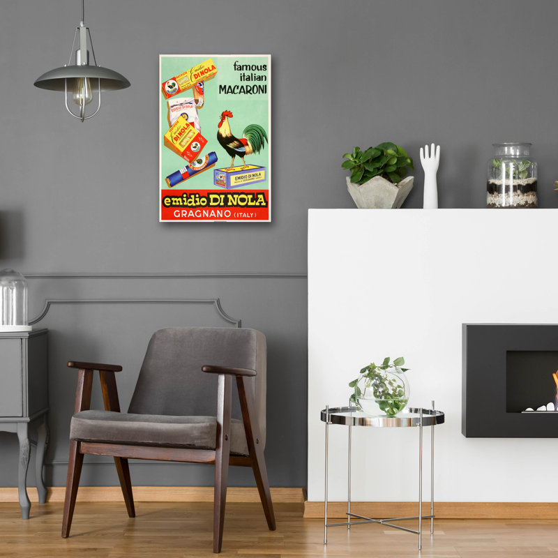 «Emidio di Nola» par Vintage Posters, art mural en verre acrylique, H 24 po x l 16 po x P 0,2 po