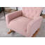 Chaise berçante en bois massif et manufacturé-91886258