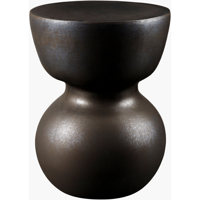 Tabouret d'appoint Gricel, Gris anthracite