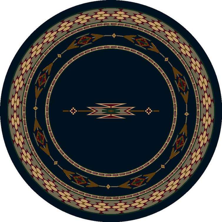 Alminus Signature Eagle Canyon Sapphire Southwestern Area Rug