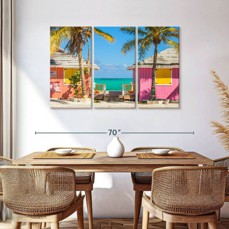 Grace Bay Gillard Huts, H 36 po x l 57 po