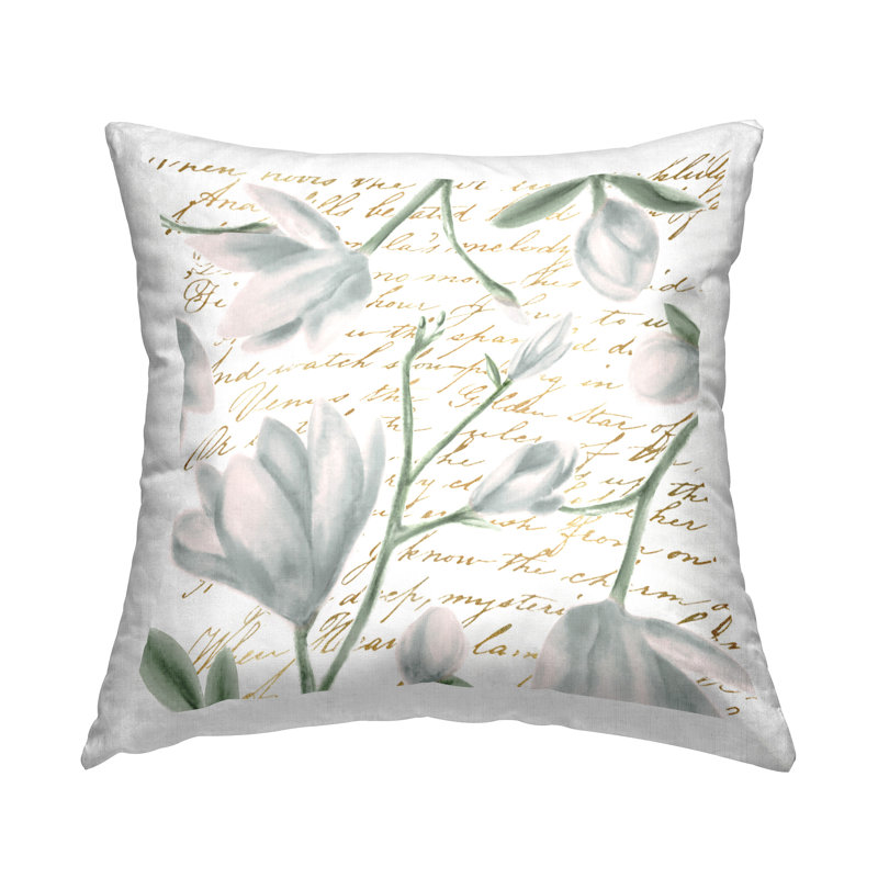 Coussin Tulipes Over Cursive