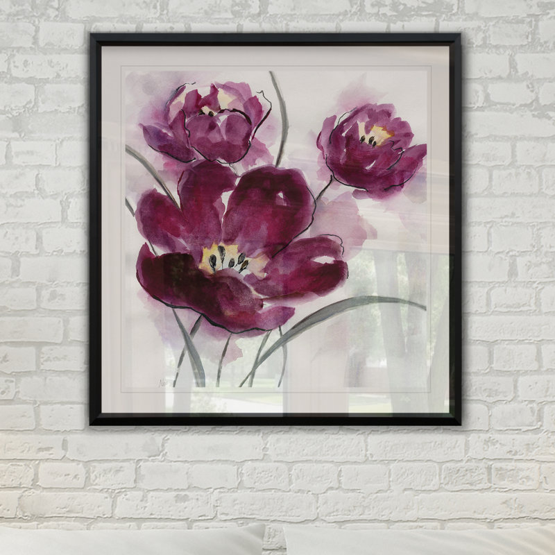 « my magenta ii », impression encadrée, H 30,5 po x l 30,5 po x P 1,5 po