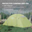 Tente de camping pour 4 à 6 personnes, tente tunnel imperméable avec 3 pièces