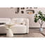 Canapé en polaire bouclé blanc Living Room