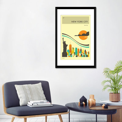 « new york horizon ii », impression sur toile