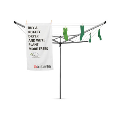 Brabantia 40 Metre Essential Rotary Clothes Line with Ground Tube and Cover