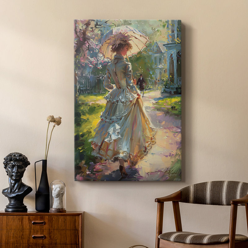 WOMEN Series DCXLVII - Toile tendue avec châssis Premium - Prêt à être accroché, H 48 po x l 32 po