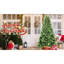 Arbre de Noël classique de 4 pi avec 636 pointes en PE +, branches de mise en valeur du stress, support en métal solide pour les décorations Décorations saisonnières traditionnelles à base tombante automatique de 4 pieds