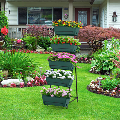 Jardinière verticale surélevée à 5 niveaux