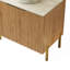 Armoire autoportante 30 po sans lavabo, avec comptoir blanc Carrara et 2 portes, grain de bois-1717103025