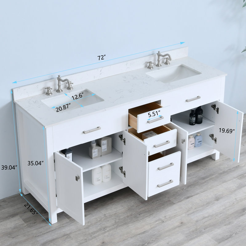 Meuble-lavabo double Ignacio