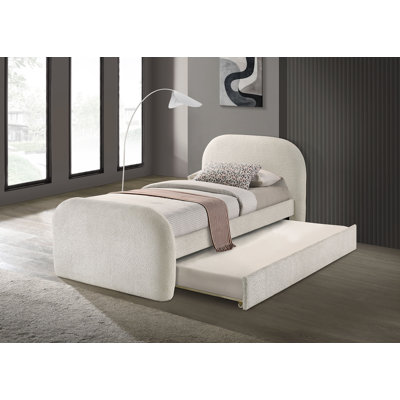 Lit simple avec lit gigogne Schroeder