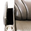 Leaon Vegan Leather Power Reclining Cinema Seat with Cup Holder-88365187