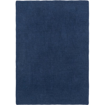 Solid Colour Wool Hand Woven Area Rug