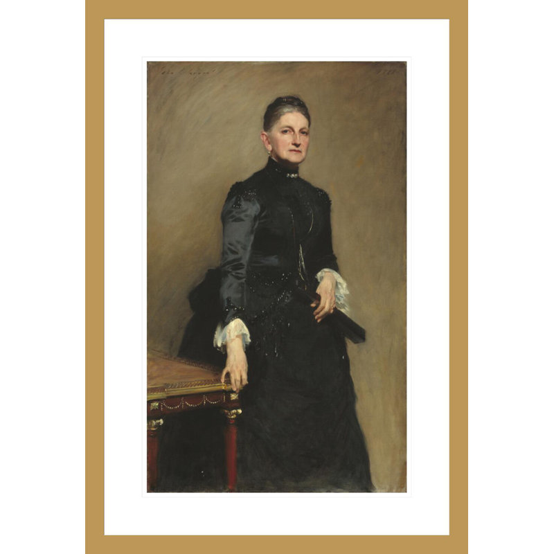 (Mme. Adrian Iselin) par John Singer Sargent, impression giclée encadrée, H 29,5 po x l 20,36 po
