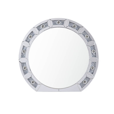 Miroir et miroir d'appoint en faux diamant assemblé | Idée de cadeau