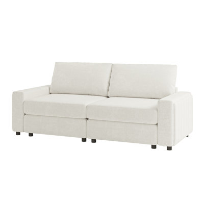 Grandon 89" Modern Oversized Loveseat Sofa with Square Arms