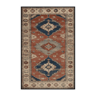 Tapis brun lavable à la machine