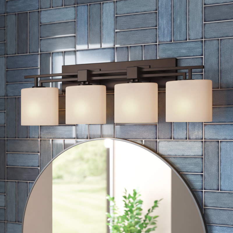 Casson 4 - Light Dimmable Bath Bar, Dark Bronze, Oval