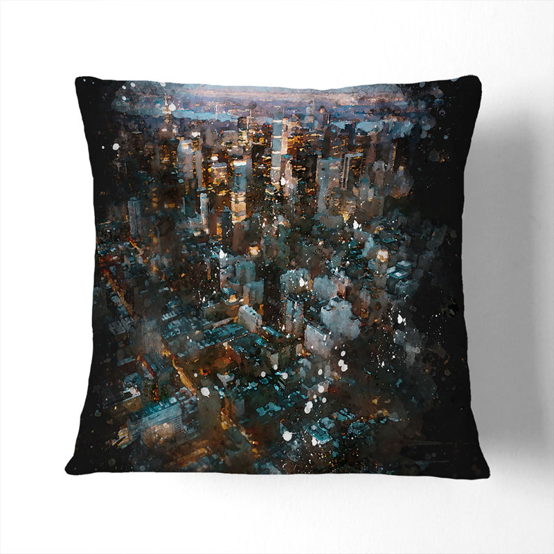 Square Throw Cushion, 55cm H x 55cm W x 20cm D