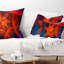 Coussin lombaire abstrait avec nuages-30735167