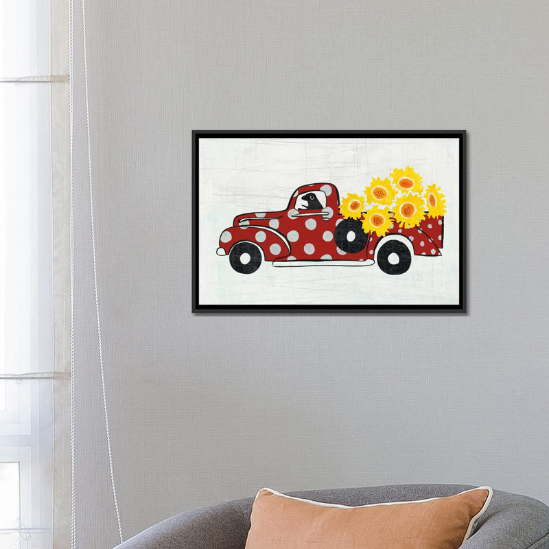 «Modern Americana Farm VI», art sur toile, H 18 po x l 26 po x P 1,5 po, Toile avec cadre noir