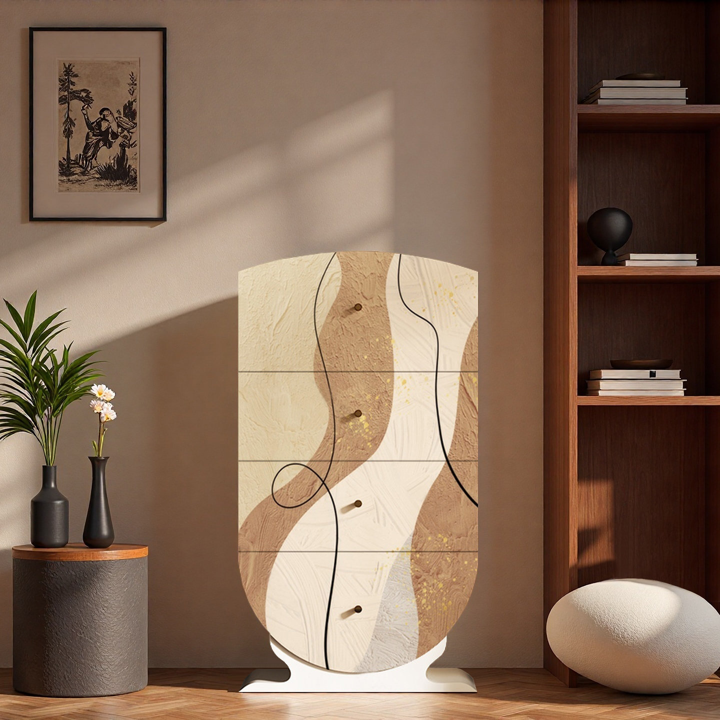 Curated visual reference: Handmade Home Storage Decor Reference: Homeluxea Modern Simple Home Storage Decor Display Cabinet