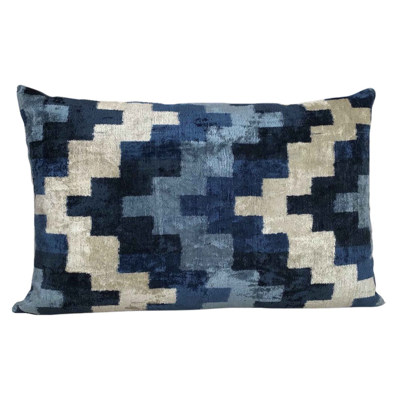 Velvet Lumbar Pillow Cover & Insert
