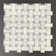 1" x 2" White Cararra and Gray Dot Basketweave Marble Mosaic Wall & Floor Tile