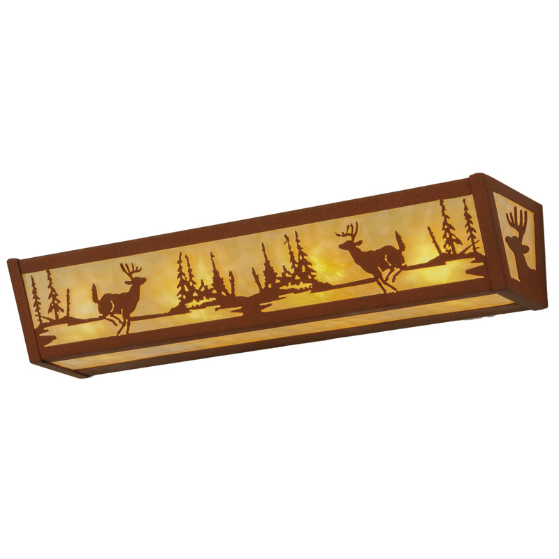 Rustic Lodge 4 - Light Bath Bar, Earth
