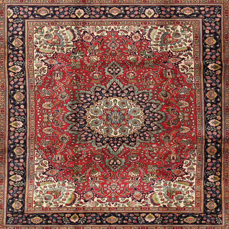 Oriental Indoor Rug, Round 4'