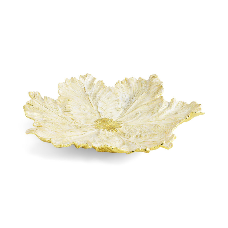Tulip Centerpiece, Gold/White