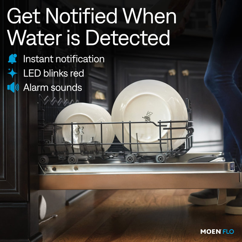 Moen Smart Water Leak Detector, 3 Pack