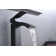 Single Handle Waterfall Bathroom Vanity Sink Faucet With Extra Large Rectangular Spout