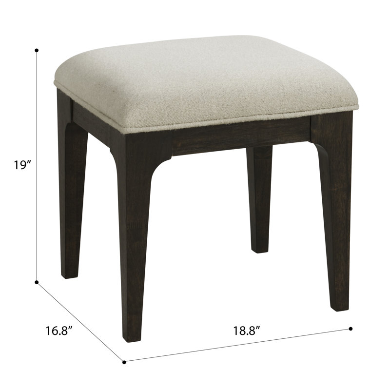 Upholstered Stools, Set Of Two