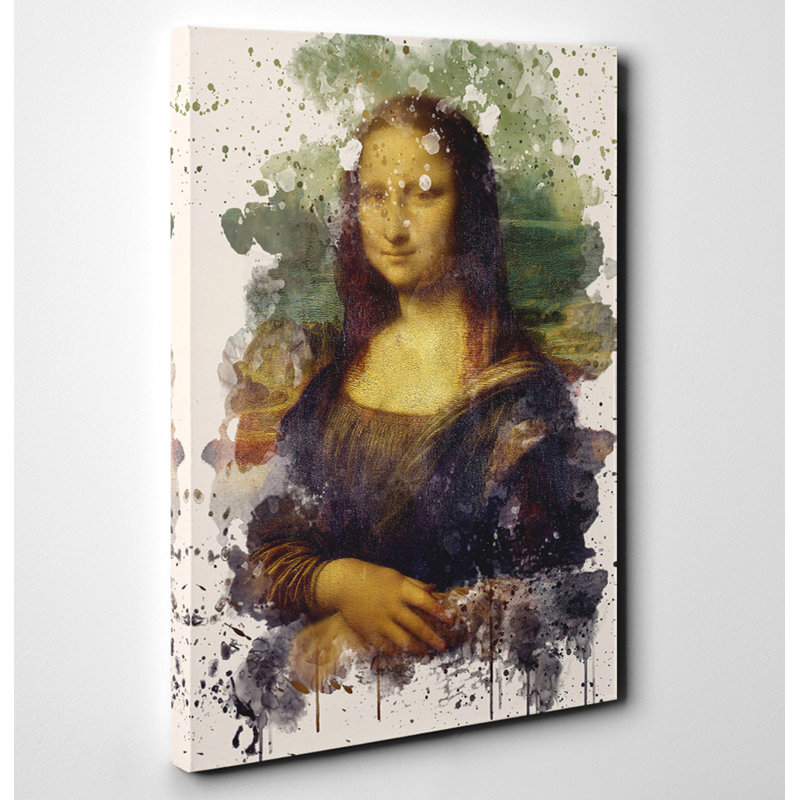 Leonardo Da Vinci - Wrapped Canvas Painting, 76cm H x 50cm W