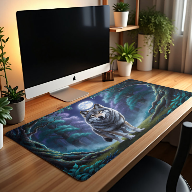 Polyester Desk Pad, 14.4x12.1