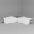 L-Shaped Corner Storage Bench With Cushioned Seating - Ideal For Entryway Or Living Room