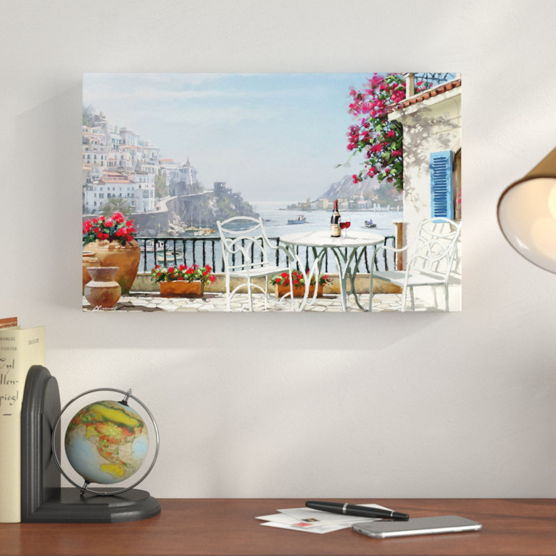 «Amalfi Coast», reproduction sur toile, H 16 po x l 24 po x P 2 po