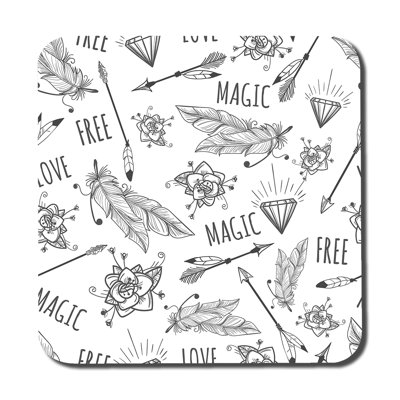 Square 6 Piece Coaster Set