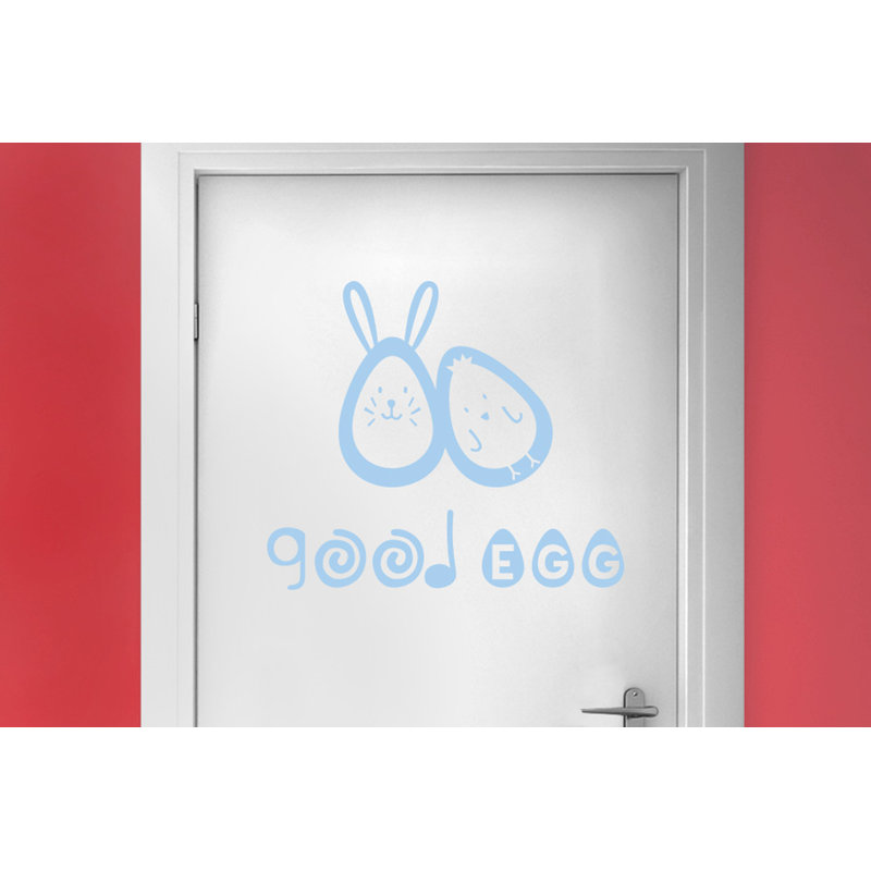 Animals Wall Decal, Light Blue
