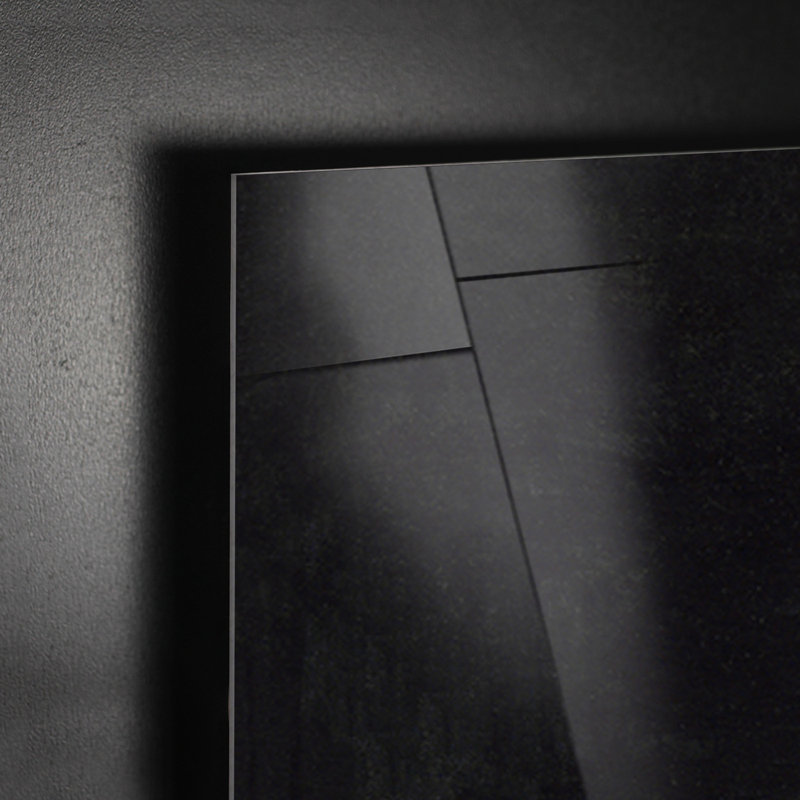 Black And White by Kazimir Malevic - No Frame Print on Plastic / Acrylic, 65cm H x 65cm W
