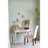 D7.3X2.8" Handmade Cream Ceramic Flower Wall Decor Accent